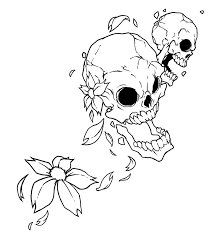 Tattoo design tattoo designs skull tattoos simple design tattoos and. Stencil Easy Skull Tattoo Designs