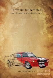 Check spelling or type a new query. Mustang Shelby And Quote Digital Art By Drawspots Illustrations