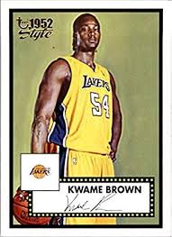 Kwame brown information including teams, jersey numbers, championships won, awards, stats and this page features all the information related to the nba basketball player kwame brown: Amazon Com 2005 06 Topps Style 116 Kwame Brown Nba Basketball Trading Card Collectibles Fine Art