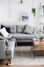 Our Living Room Tour The Lovely Drawer Couches Living Room Living Room Grey Minimalist Living Room Design