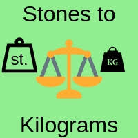 stones to kilograms conversion