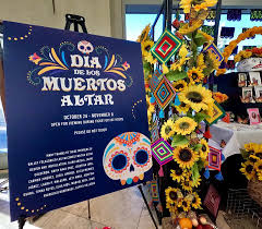 Gallo Center for The Arts has resumed their annual tradition of displaying  a Dia De Los Muertos altar in their lobby. This display is free and open to  the public through November