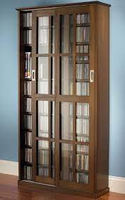 Dvd Storage Cabinet With Doors Really Elegant Look High Quality Of Material Dvd Storage Cabinet Dvd Cabinets Glass Cabinet Doors