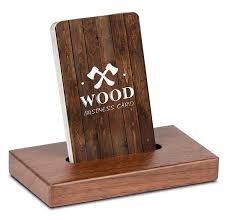 The result is an incredibly smooth finish that just feels like it belongs in your hand. Maxgear Wood Business Card Holder Desk Wooden Business Card Display Holders For Desktop Business Card Holder