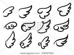 Angel Wings Sketch Vector Photo Free Trial Bigstock Learn how to draw cartoon angel wings from our drawing expert in this free video clip. angel wings sketch vector photo free