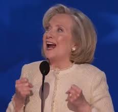 Hillary Clinton just now at the DNC: 'Let's salute president Biden. He has  been democracy's champion at home and abroad. He brought dignity, decency,  and confidence back to the White House, and