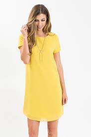 Shift Dresses For Women Yellow Dresses Women S Boutique Morning Lavender Cute Dresses Short Sleeve Shift Dress Casual Dresses