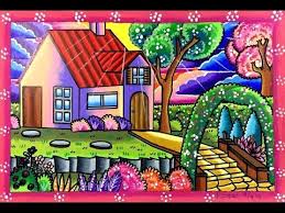 Memiliki taman yang hijau dan asri adalah impian setiap pemilik rumah. Cara Menggambar Taman Yang Indah Draw A Simple Garden Cute766