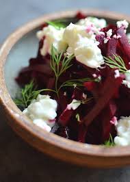 Rote Beete Salat Mit Meerrettich Und Huttenkase Danische Rezepte Rezepte Rote Beete