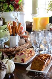 Thanksgiving Continental Breakfast Vignette Stonegable Thanksgiving Breakfast Breakfast Buffet Brunch