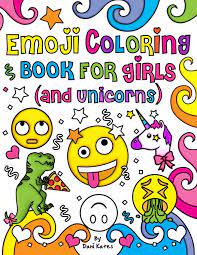 Download this running horse printable to entertain your child. Amazon Com Emoji Coloring Book For Girls And Unicorns New Emojis Silly Faces Inspirational Quotes Cute Animals 40 Pages Of Fun Girl Emoji Coloring Activity Kids Unicorns Tweens Teens Adults 9781981272457