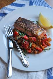Самые новые твиты от hot italian (@hot_italian_): Crispy Skin Salmon With Italian Style Ratatouille Liliana Battle