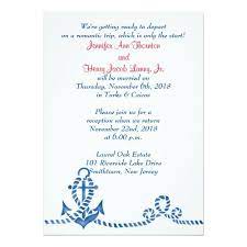 Cruise Wedding Reception Nautical Anchor Cruise Ship 5x7 Wedding Invitation Cruise Wedding Reception Cruise Ship Wedding Invitations Rsvp Wedding Cards