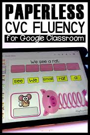 (these are the words students will use to fill in the blanks.) covers so students can make an itty bitty booklet with the cvc word cards. Google Classroom Activities For Kindergarten Cvc Sentences