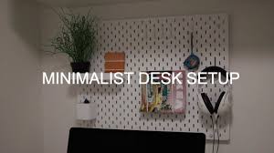 Ikea Skadis Pegboard Combination Unboxing Setup Youtube Peg Board Ikea Minimalist Desk