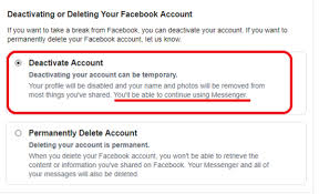 Check spelling or type a new query. How To Deactivate Your Facebook Account And Messenger Robots Net