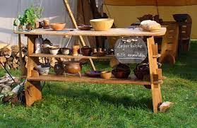 slacos gartenholz mittelalterliche mobel wikinger mobel wikingerzelt