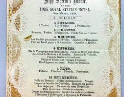 Original Hotel Restaurant Menu Menu Restaurant Vintage Menu Dinner Menu