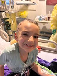 If there was ever a definition of strength, here it is. This girl never  ceases to completely amaze us. They took her bandages off this morning and  the incisions look great! Tenley