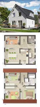 klassisches einfamilienhaus grundriss mit satteldach architektur trapez gaube haus bau minimalist house design house layout plans house architecture design