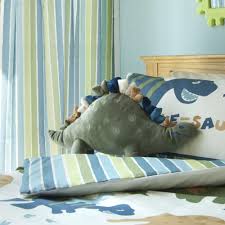 Dinosaurs toddler bedding set dino trio blanket sheetsby store51 llc. Dino Shaped Cushion Tonys Textiles