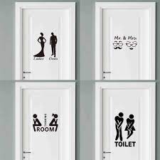 Leia & luke restroom door sticker made with a durable 5 year vinyl can be used indoor or outdoor comes in a verity of colors measures 6 x 6.5 if you need any custom size or color or even custom design made or alter the one here contact me. Pin By Ana Padilla On Industrial Restaurant Design In 2021 Wall Stickers Room Door Stickers Bathroom Wall Art