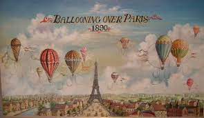 Since the french government latest announcements, we are pleased to announce the resumption of our hot air balloon flights. Vintage Hot Air Balloons Over Paris Favorite Background Vintage Hot Air Balloon Air Balloon Hot Air Balloon