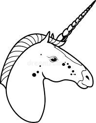 9 printable unicorn coloring pages august 22, 2019, 1:36 pm get the markers out and make an average day a little more magical (for free!) by printing out a few of our favorite fairy, rainbow, and. Unicorn Head Coloring Page Stock Vector Illustration Of Fabulous 120196160
