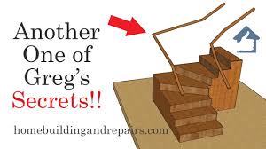 (handrail code for railing) the distance between the handrail on one wall and the other wall that has no handrail is known as the minimum railing distance. Winder Stairway Handrail Design Layout Ideas This Is Definitely Advanced Carpentry Youtube