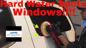 How to get water spots off windows of car. How To Remove Water Spots From The Windows Of Your Car Or Truck Youtube