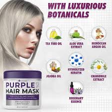 Bellisso Purple Mask for Blonde Hair