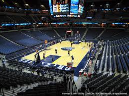 Fedex Forum View From Plaza Level 102 Vivid Seats