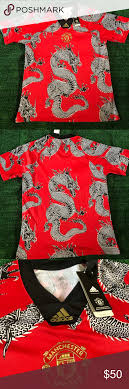 Manchester United Chinese New Years Kit Brand New With Tags Manchester United 19 20 Training Jersey Chinese New Ye In 2020 Clothes Design Dragon Print Fashion Design