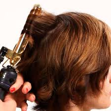 Such as, towards your face, apply one curl and away from your face, apply another. How To Use A Curling Iron On Short Hair Part 1 Howcast