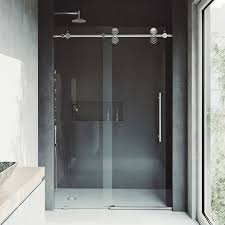 Bathroom accessories glass shower doors keze. Vigo Elan Adjustable Frameless Sliding Shower Door