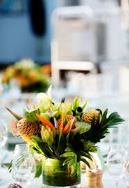 Wedding florist in eastern suburb of melbourne, a specialised floral studio on wedding flower arrangement & bridal bouquets, corporate flowers,event flowers,and artificial (silk) flowers; Tropical Wedding Ideas Reception
