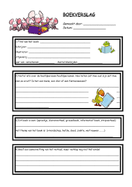 Dit Formulier Moeten De Leerlingen Invullen Voor Hun Boekbespreking School