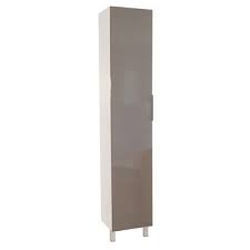 All the boring old junk you've got lying around the house secretly yearns to be where the food is. Placard A Balai 1 Porte Labad Coloris Blanc Taupe Vente De Armoire De Cuisine Conforama