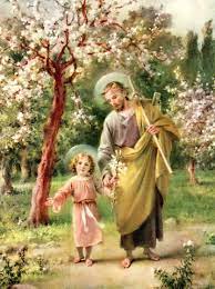 San Jose Es El Tipo Del Evangelio Que Jesus Abandonado El Pequeno Taller De Nazaret E Inaugurada Su Mision De Pr Immagini Religiose Chiesa Cattolica Immagini