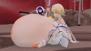 Just A Cactus on X: Silly Alternative Timeline Inazuma where Lumine  swallows Raiden during their final fight and bonks her over the head with  her sword. Shell be trapped in her stomach