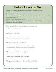 >>> search pages about this theme: Passive Voice To Active Voice Subject Predicate Worksheets