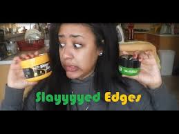 Slaayyyed Edges Shine N Jam Conditioning Gel Vs Shine N Jame Silk Edges Review Comparison Youtube