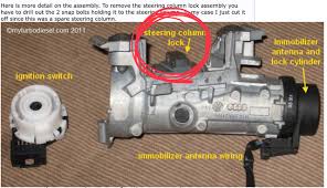 Geluoxi 1K0905851B Ignition Starter Switch Steering Lock Cylinder 1K0905841  Replacement For Vw Jetta Tiguan Golf Mk5 Mk6 Eos Audi A3 Tt, Ignition  Starter - Amazon Canada