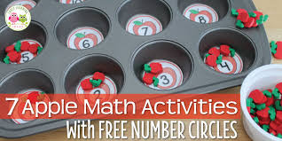 A collection of downloadable worksheets, exercises and activities to teach numbers, shared by english language teachers. Apple Math Activities For Kids 7 Math Activities With Numbered Apples Free Printable Early Learning Ideas