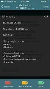 Ssri Side Effects Mnemonic Nursing School Tips Pharmacology Nursing Psych Nurse