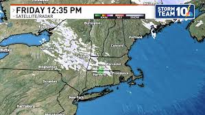 Reports of some snowflakes coming down...