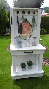 Pflanztisch Paletten Garten Shabby Chic Pflanztisch Pflanztisch Aus Paletten Paletten Garten