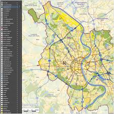 Topografische karte der gegend von cöln. Koln Stadtplan Postleitzahlen Plz 5 Topographie Stadtbezirke Stadtteile Vektorkarte