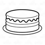 A free small black and white birthday cake clip art image for teachers, classroom projects, blogs, print, scrapbooking and more. Abeka Clip Art Yellow Birthday Cake With Pink Frosting Without Candles