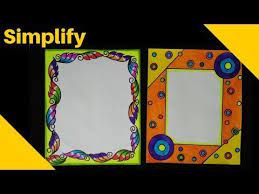 14th Border Designs Beautiful Border Design Border Design On Paper A4 Sheet Border Design Youtub Doodle Borders Frame Border Design Page Borders Design